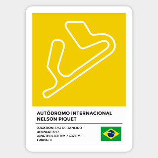 Autodromo Internacional Nelson Piquet [info] Sticker